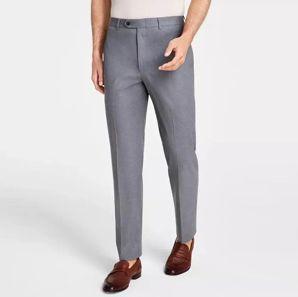 Michael Kors Men's Light Grey Stretch Marvin Classic Fit Dress Pants Size 42x36